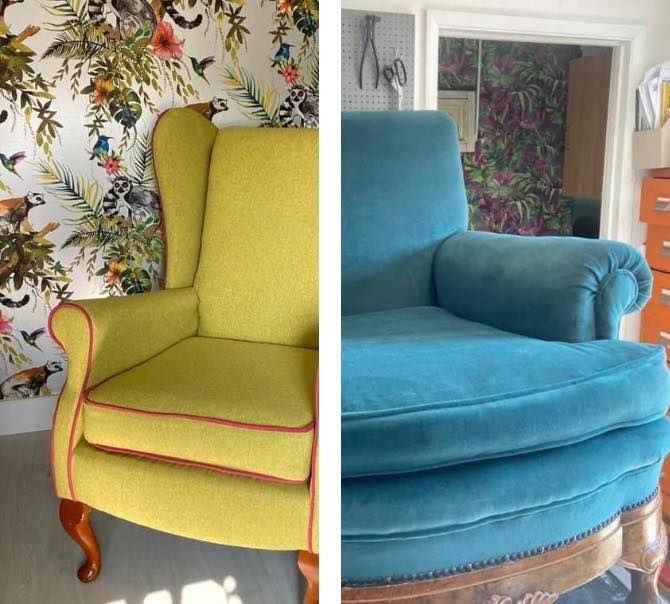 Weekend upholstery wingback / armchair course Burton Latimer