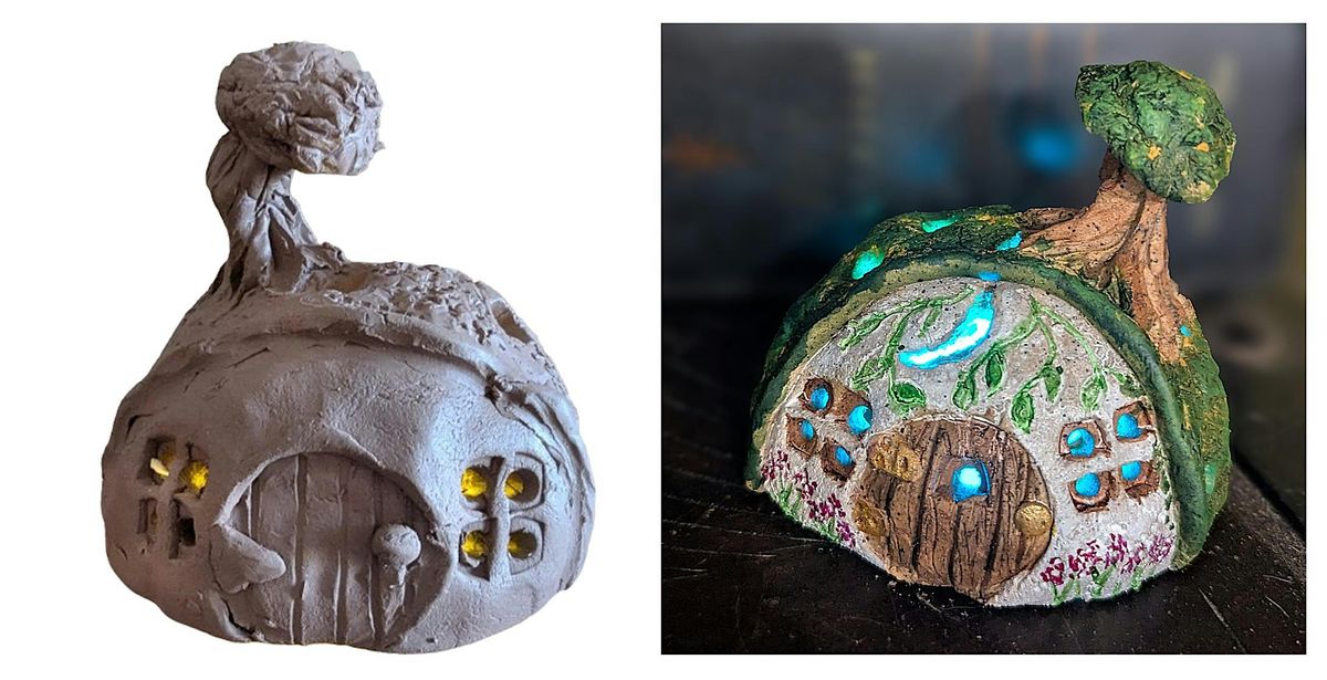 Workshop | Hobbit House Tealight \u2022 Hand-built Clay | Art-A-Fair