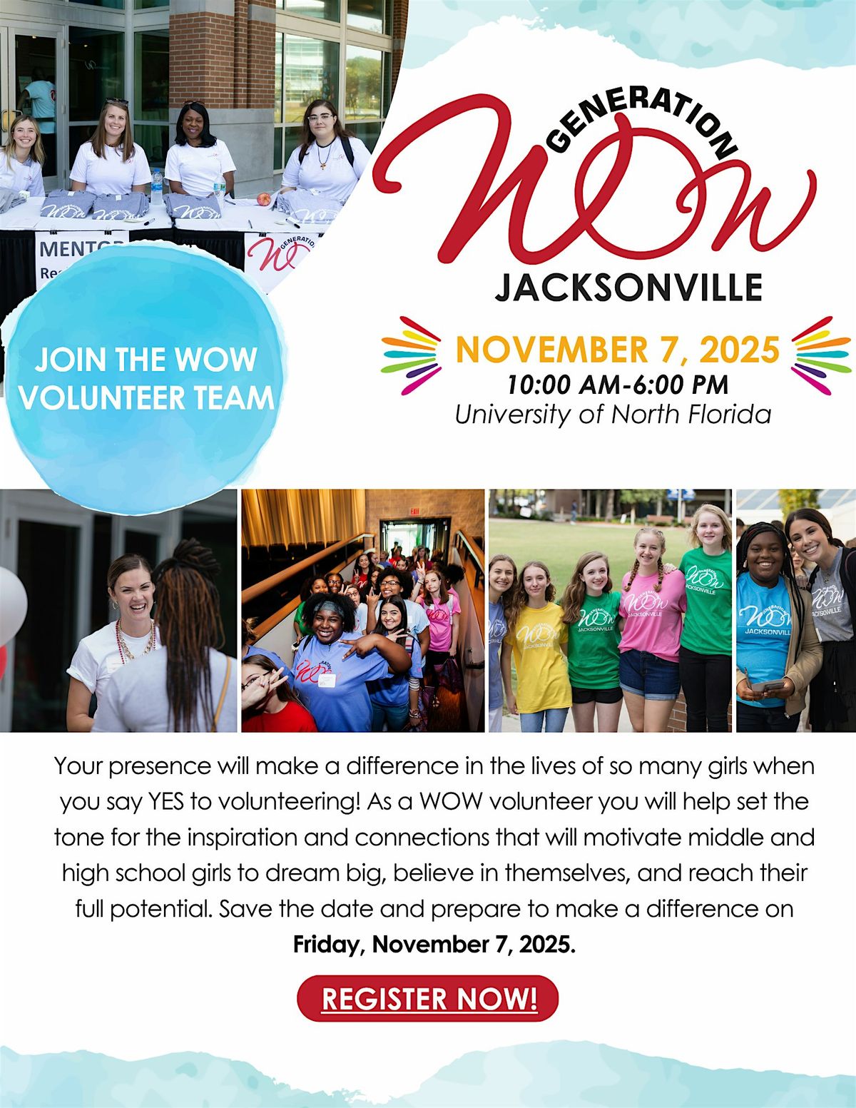2025 Generation WOW Jacksonville Volunteers