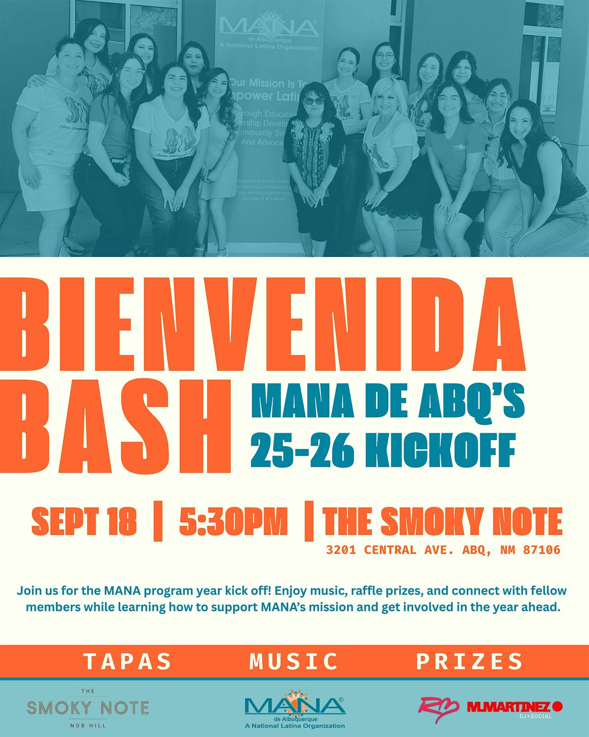 MANA de ABQ: Bienvenida Bash
