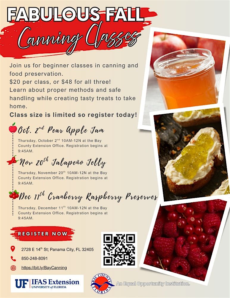 Fabulous Fall Canning Classes: Cranberry Raspberry Preserves