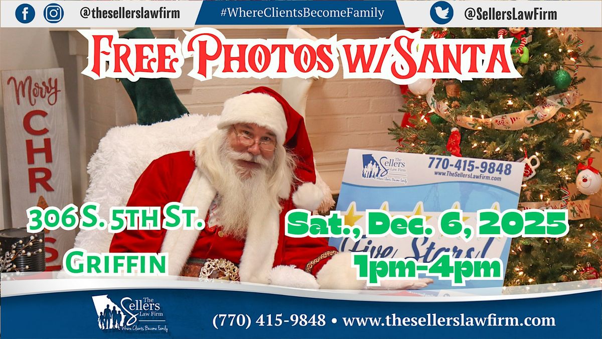 FREE Photos with Santa!