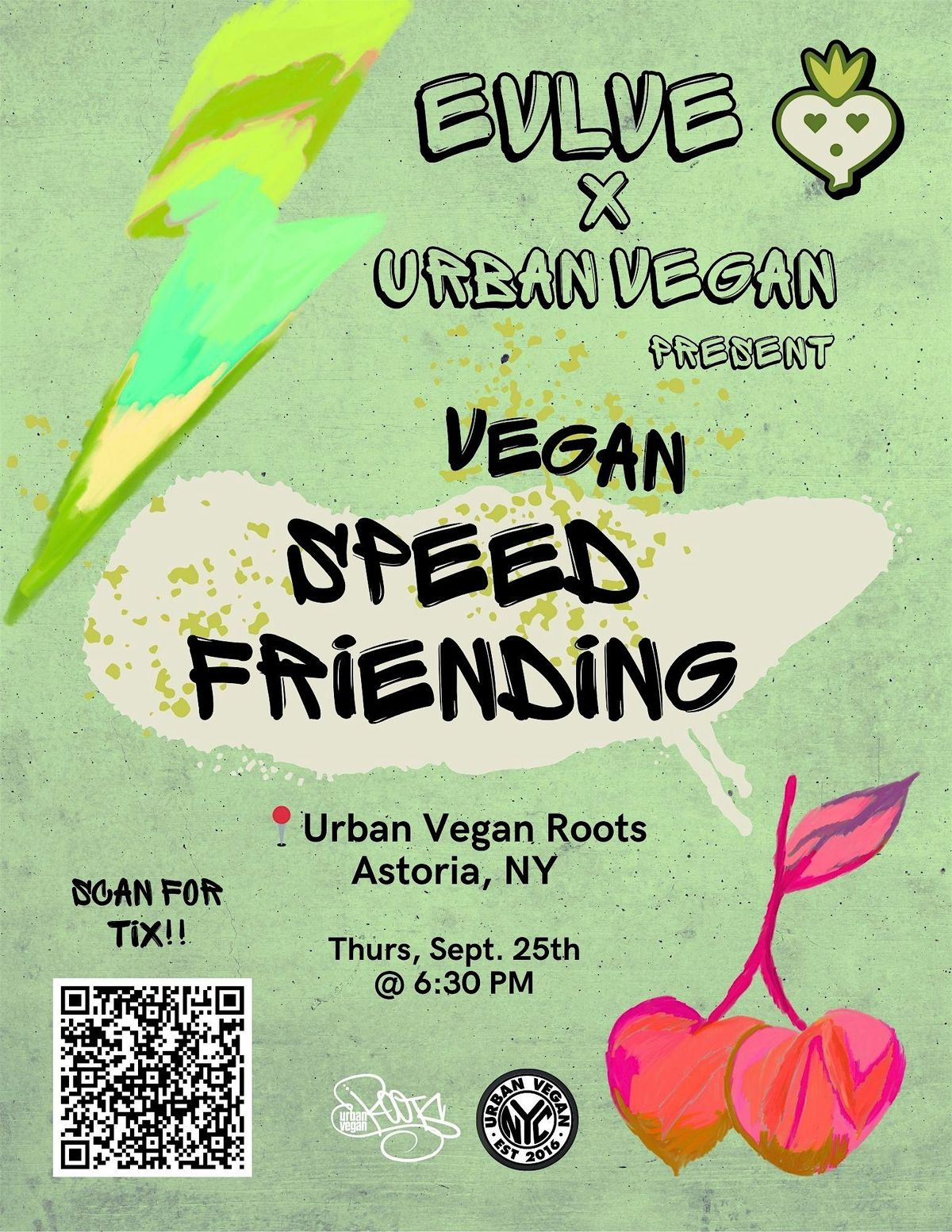 EVLVE Presents: Vegan Speed Friending at UVR
