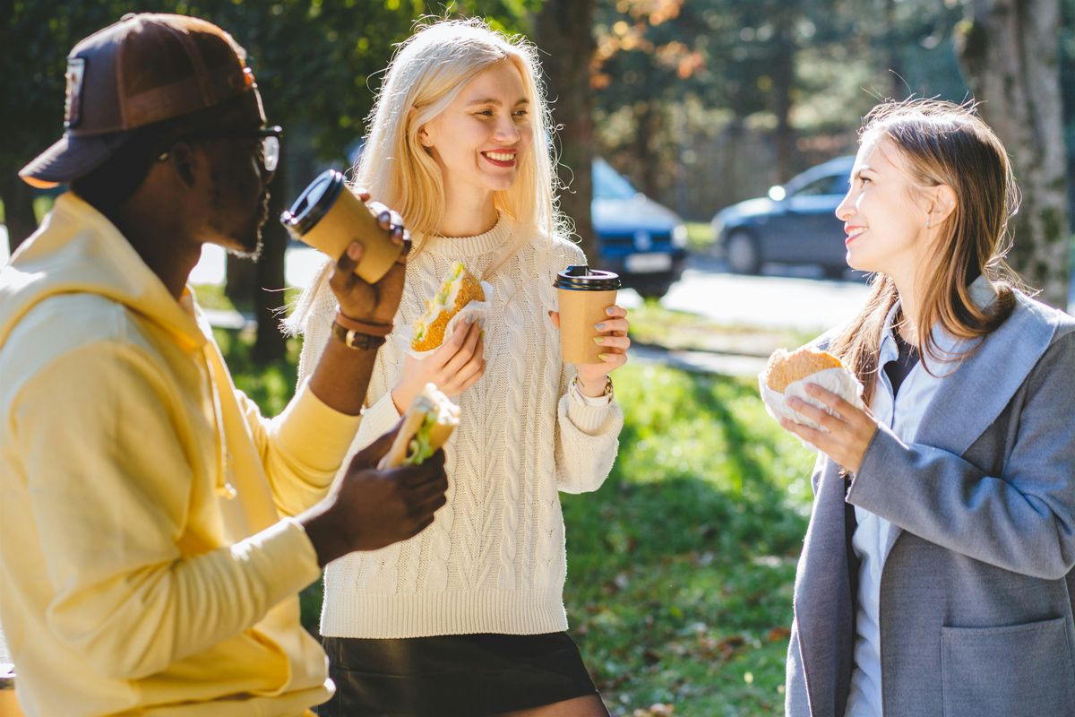Coffee Mingle in Fitzroy Gardens