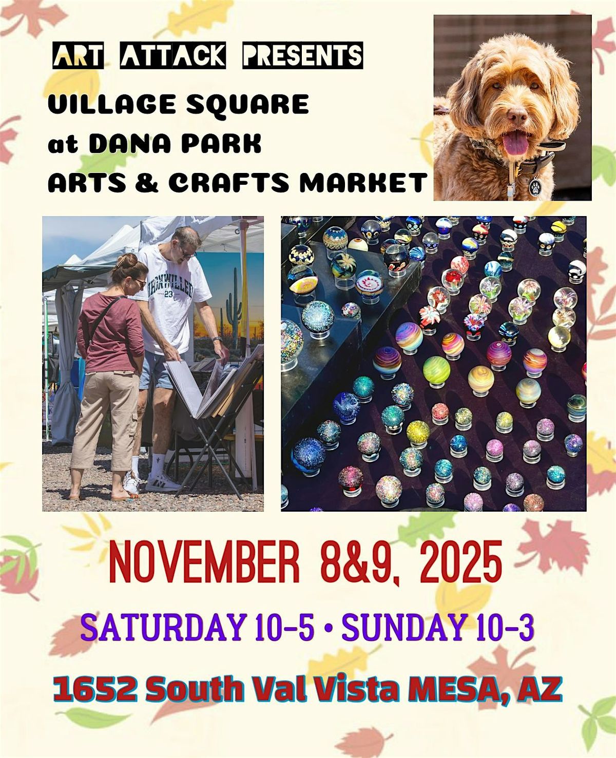 Arts & Crafts Market Dana Park, Mesa AZ Nov 8-9, 2025