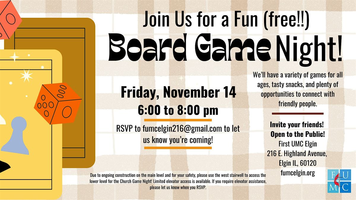 Thankful Hearts Game Night