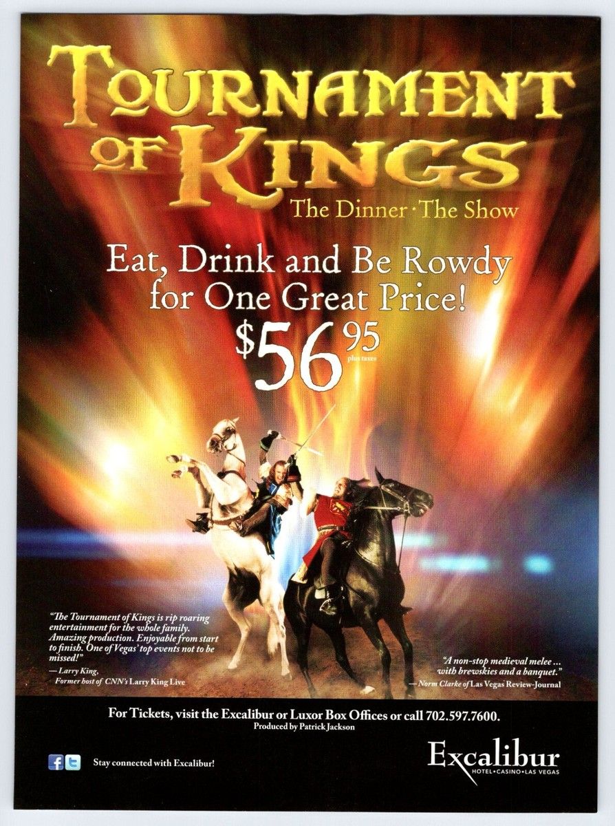 Tournament of Kings at Excalibur Hotel and Casino - King Arthurs Arena