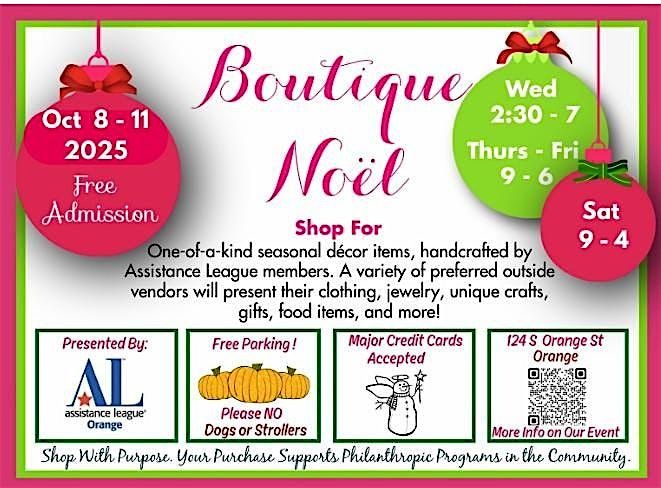 Boutique Noel - By Assistance League of Orange\u00ae