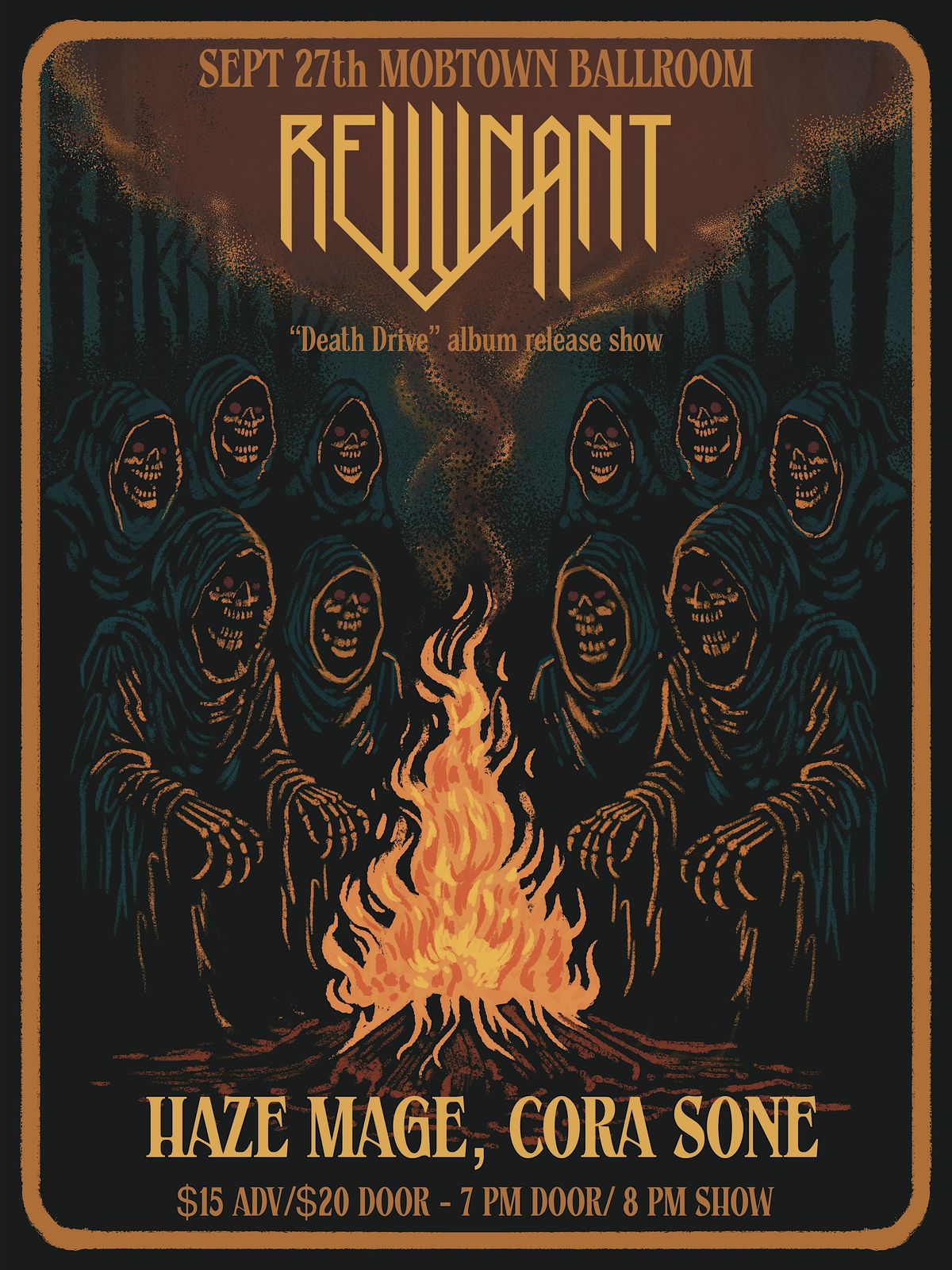 REVVNANT "Death Drive" Album Release w\/ Haze Mage, Cora Sora