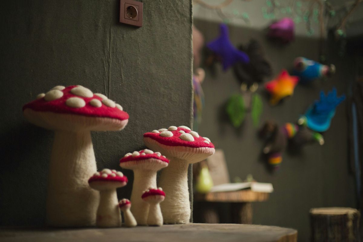 Felt a Mushroom