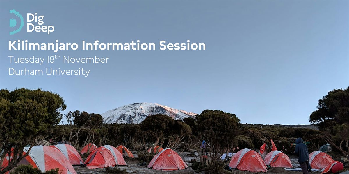 Durham Kilimanjaro 2026 Information Session
