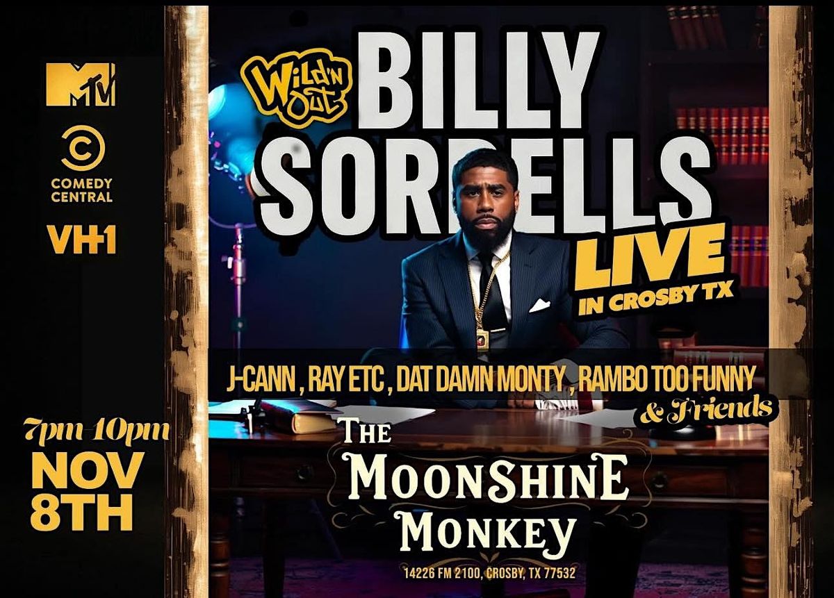 Billy Sorrells Comedy Night at The Moonshine Monkey