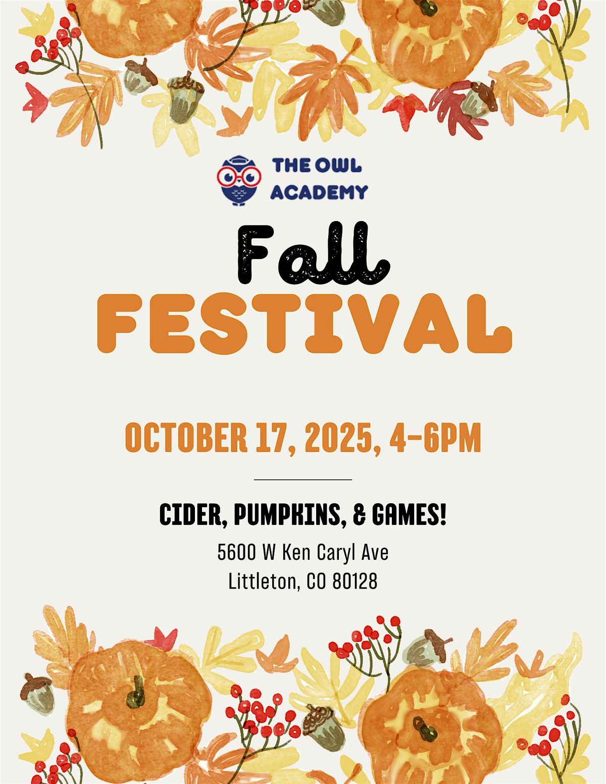 The Owl Academy\u2019s Fall Fest 2025