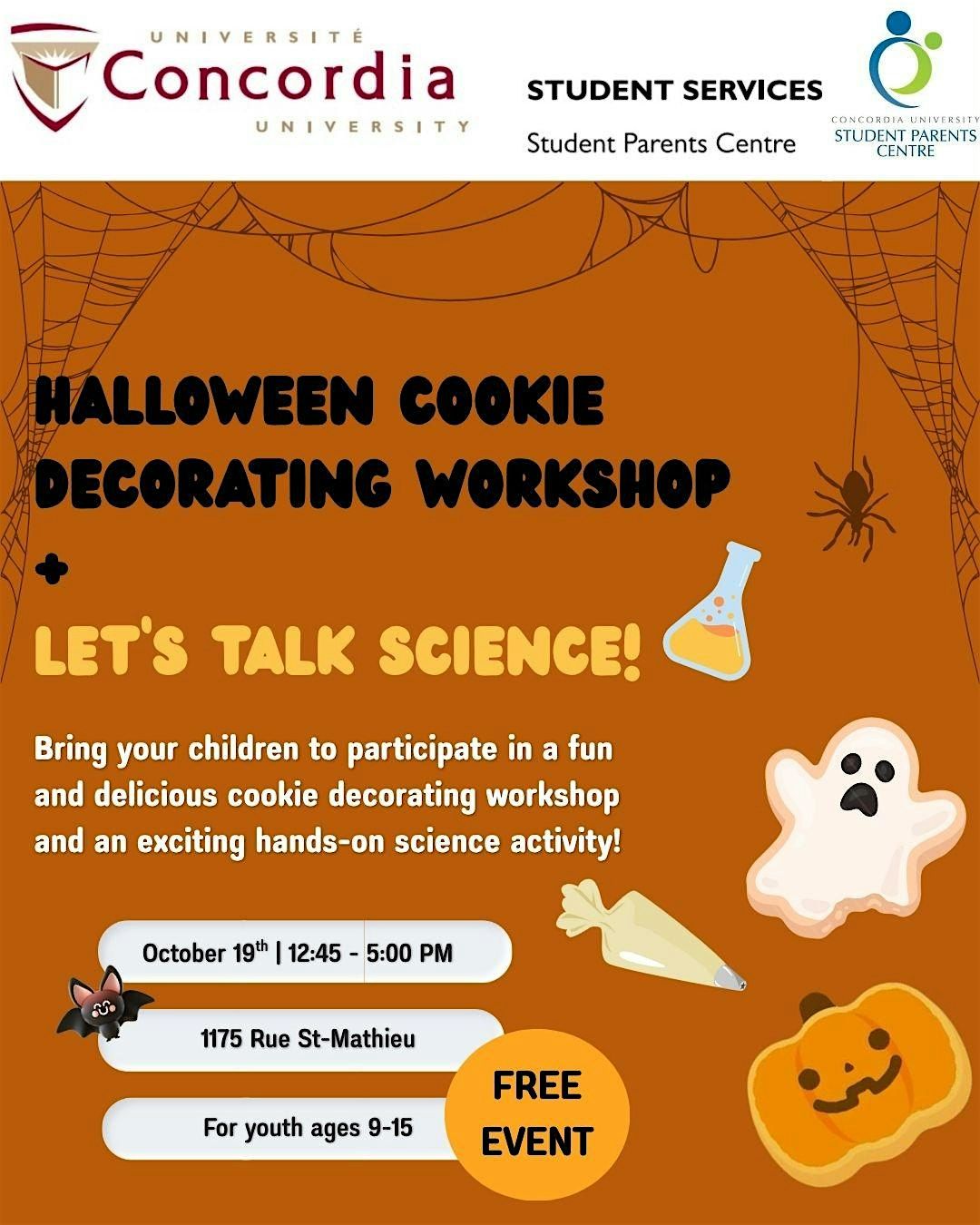 Cookie Decorating Workshop + Let\u2019s Talk Science!