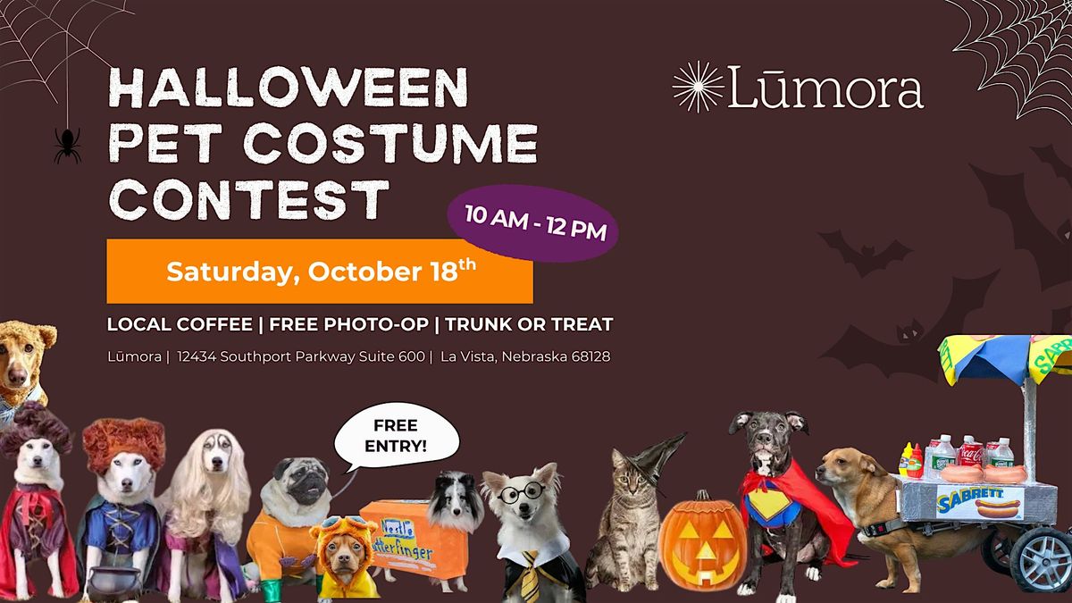 Pet Costume Contest & Trunk or Treat!