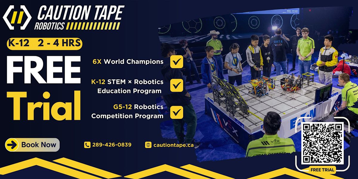 Free Robotics Trial Class & Assessment | Grades 1\u201312