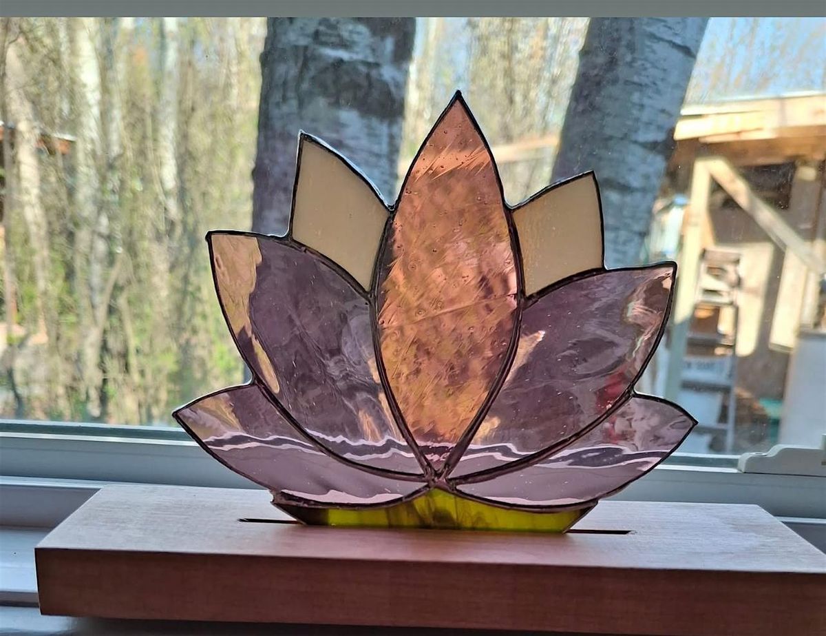 Beginners Stained Glass making kit- Lotus Flower