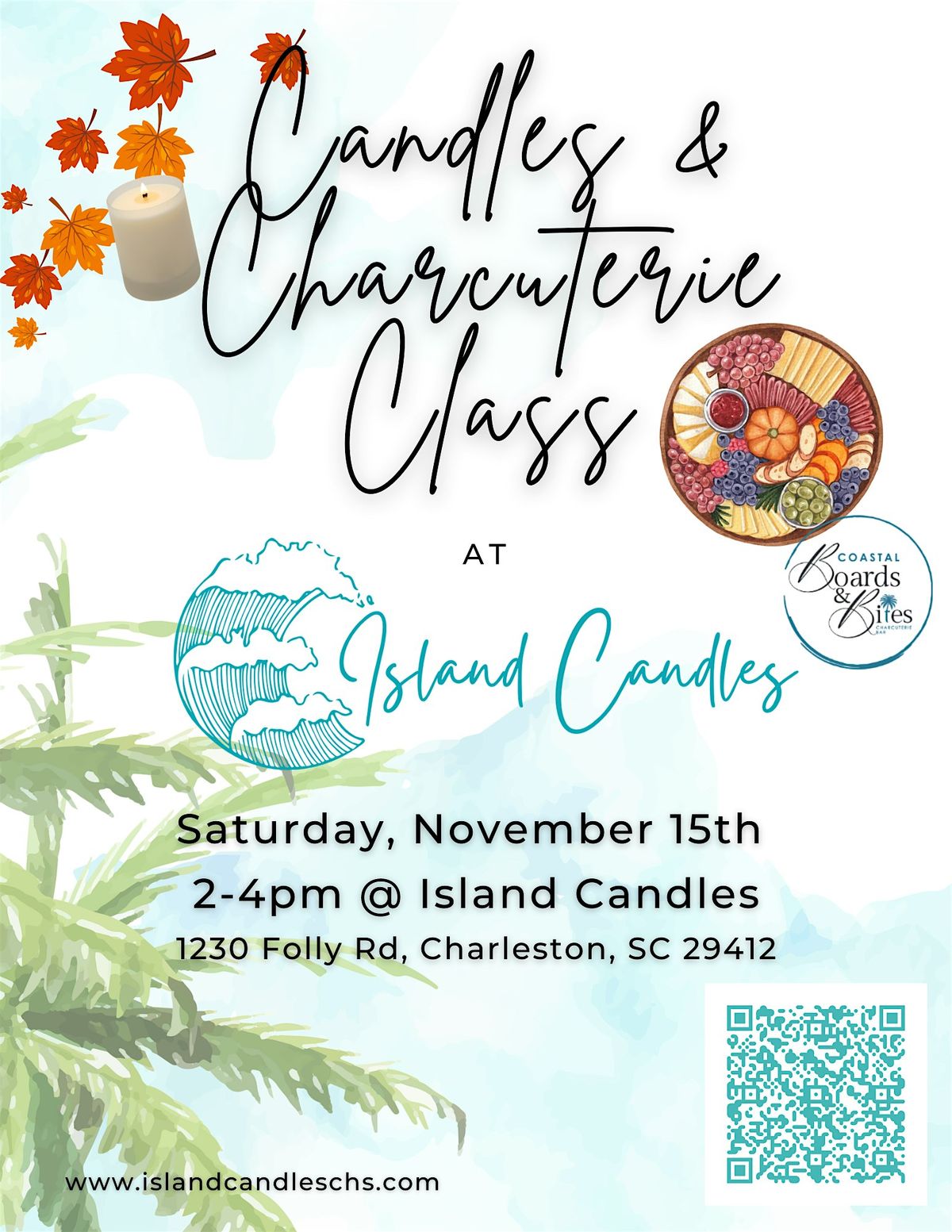 Fall Candles & Charcuterie Lessons