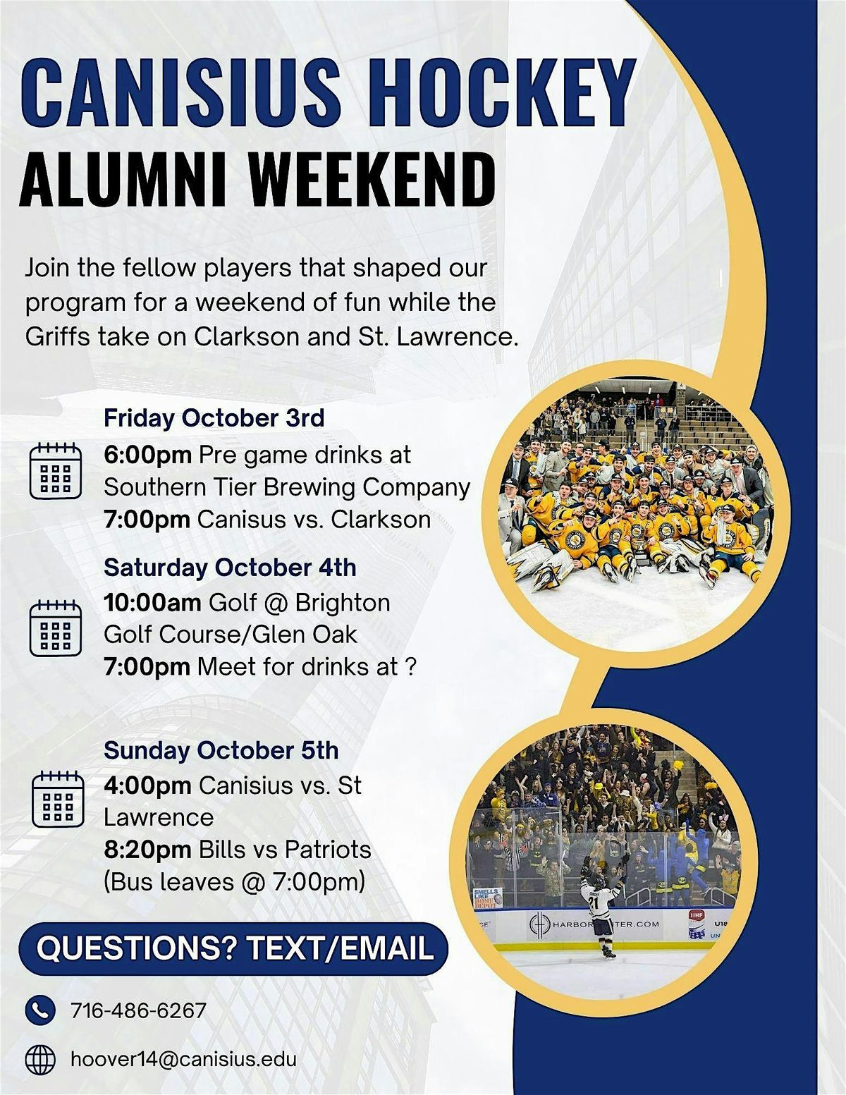 Canisius Hockey Alumni Weekend