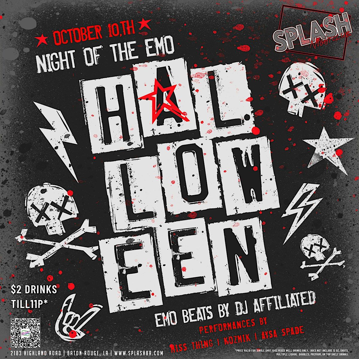 Night of the Emo Halloween - Fab Friday