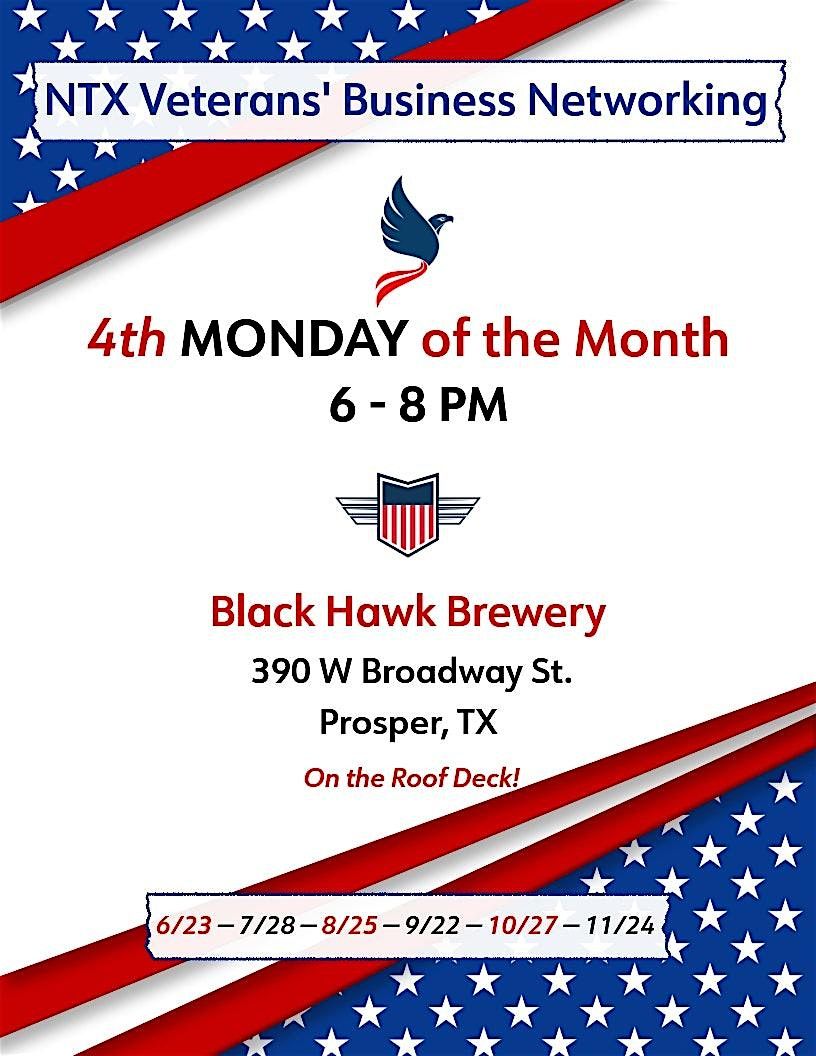 4th Monday Networking with NTX Veterans Business Networking
