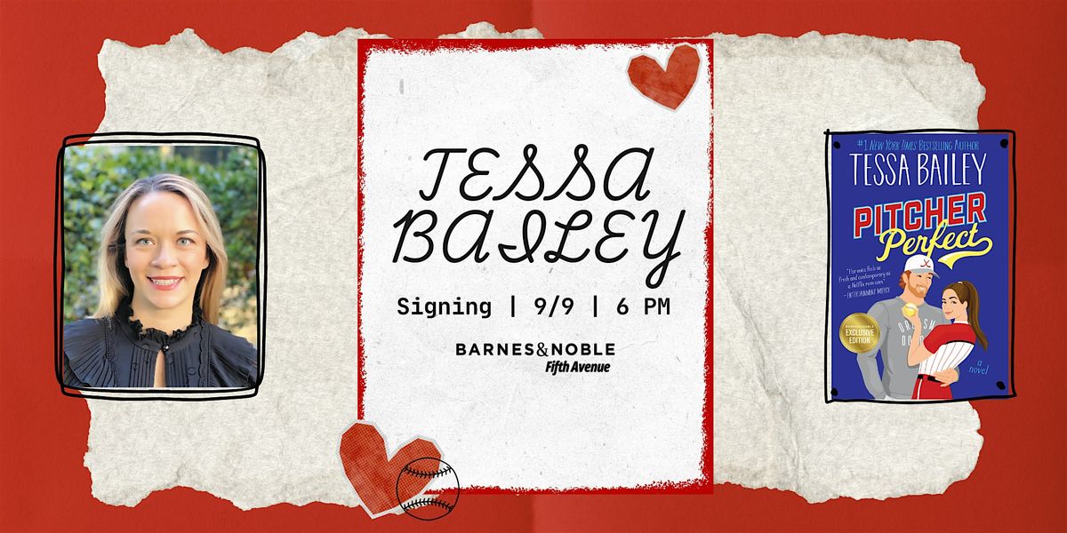 Signing with Tessa Bailey for PITCHER PERFECT @ B&N 5th Ave, NYC