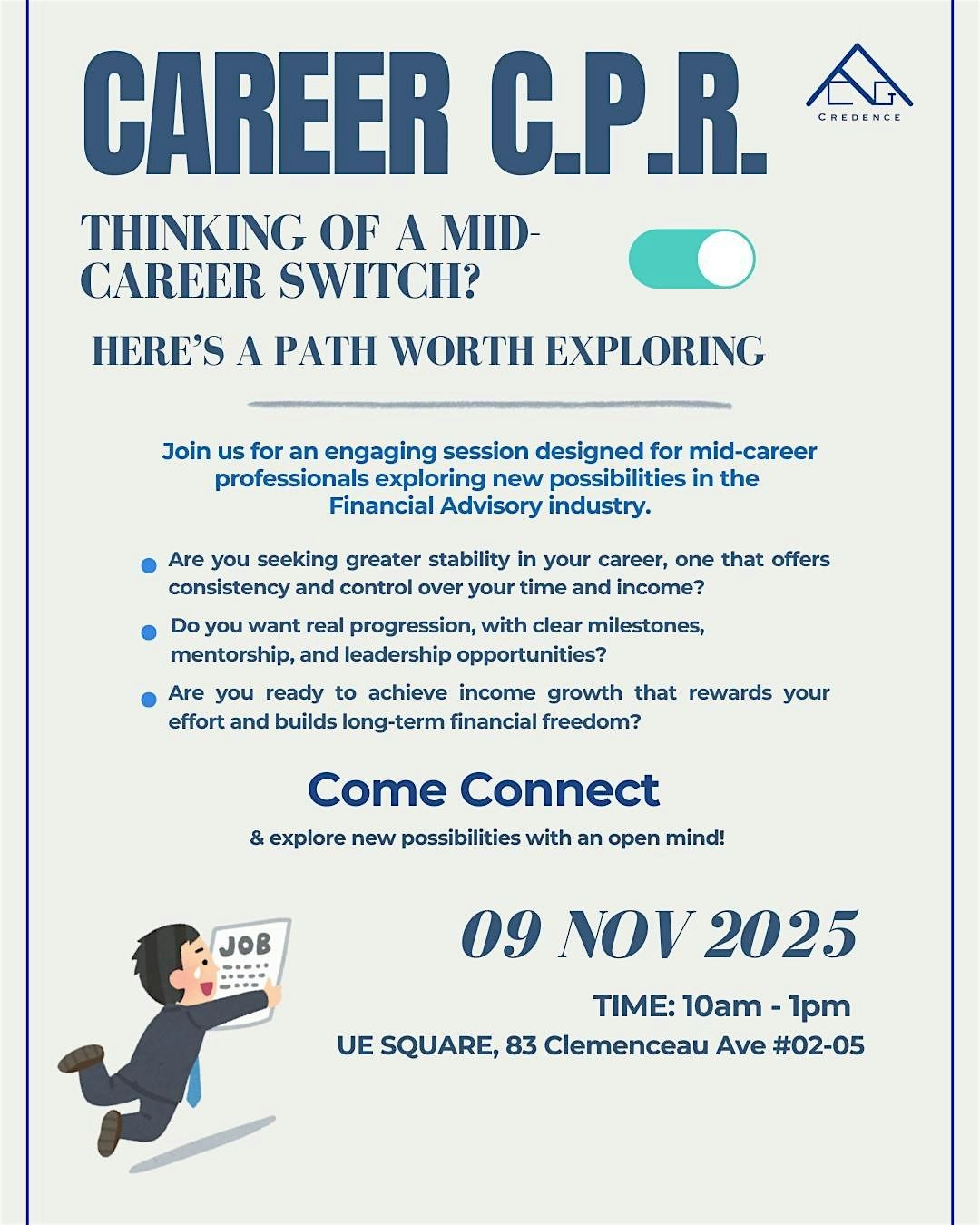 Career C.P.R : Revive your Career, Explore Financial Advisory