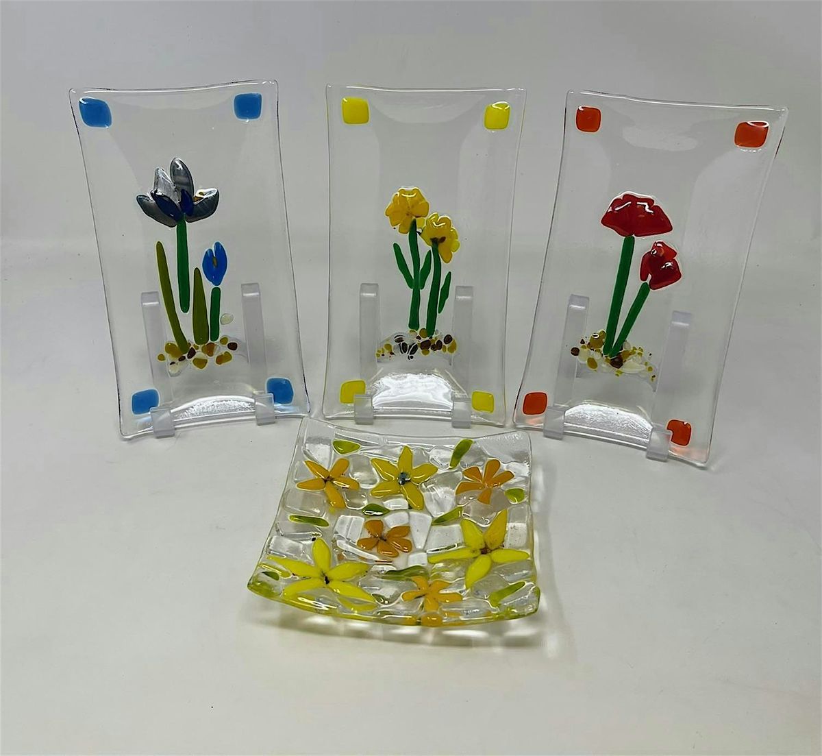 Slumping in Fall: November-Plan, prep, cut, edge, glue, design, slump.