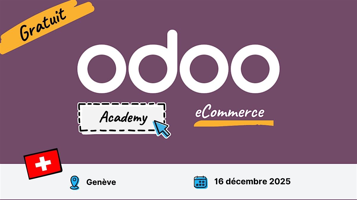 Odoo Academy eCommerce - Gen\u00e8ve