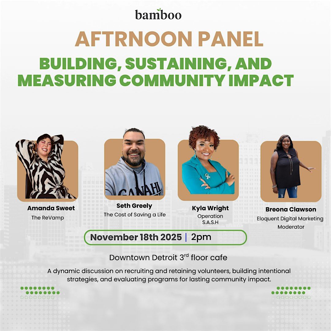 Nonprofit November Series-Afternoon panel discussion