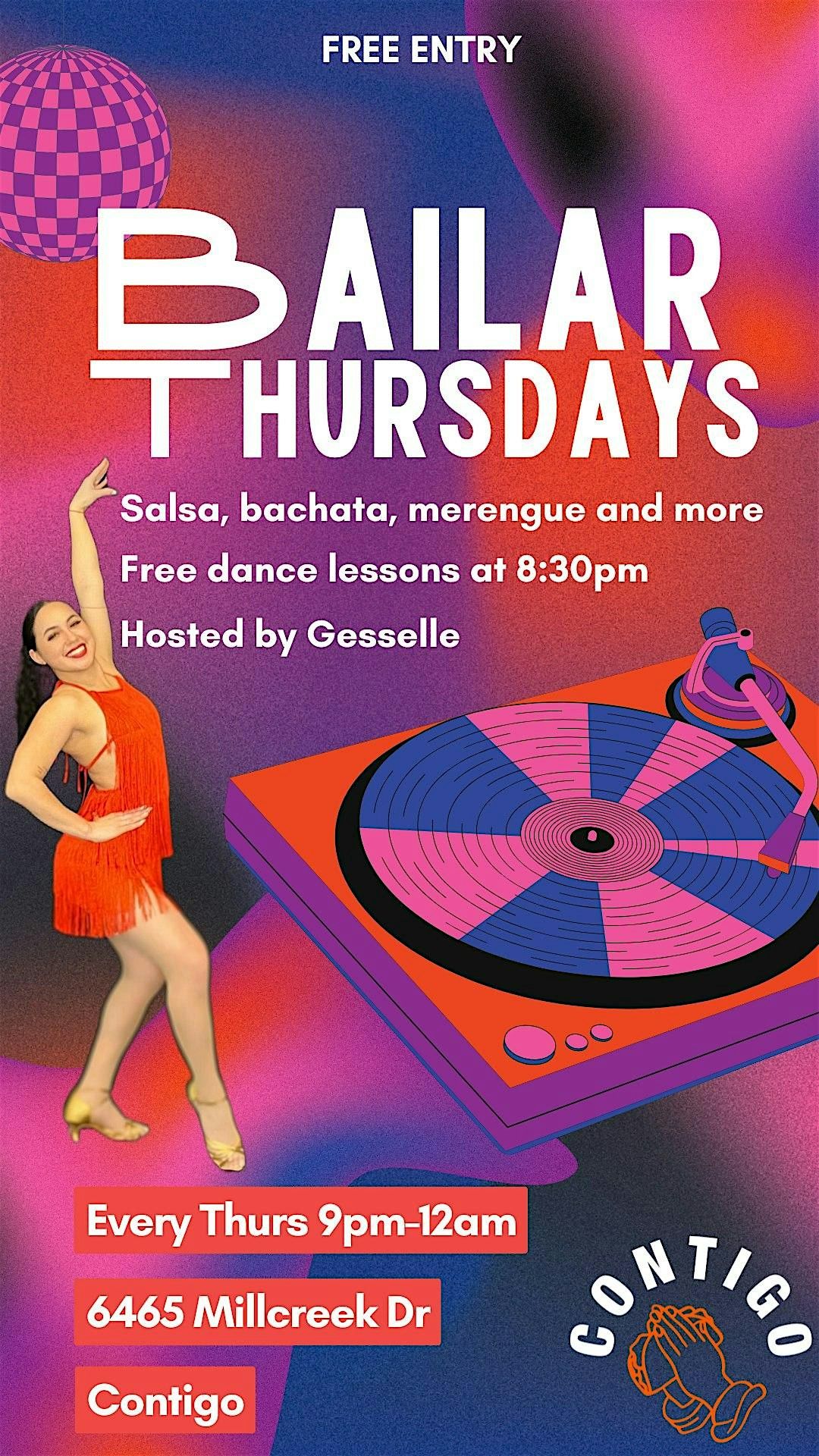 Salsa night Thursdays
