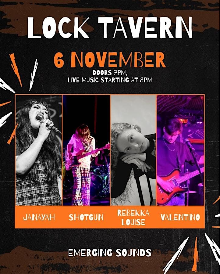 Emerging Sounds Presents: Indie Rock Showcase \u2013 Live at The Lock Tavern
