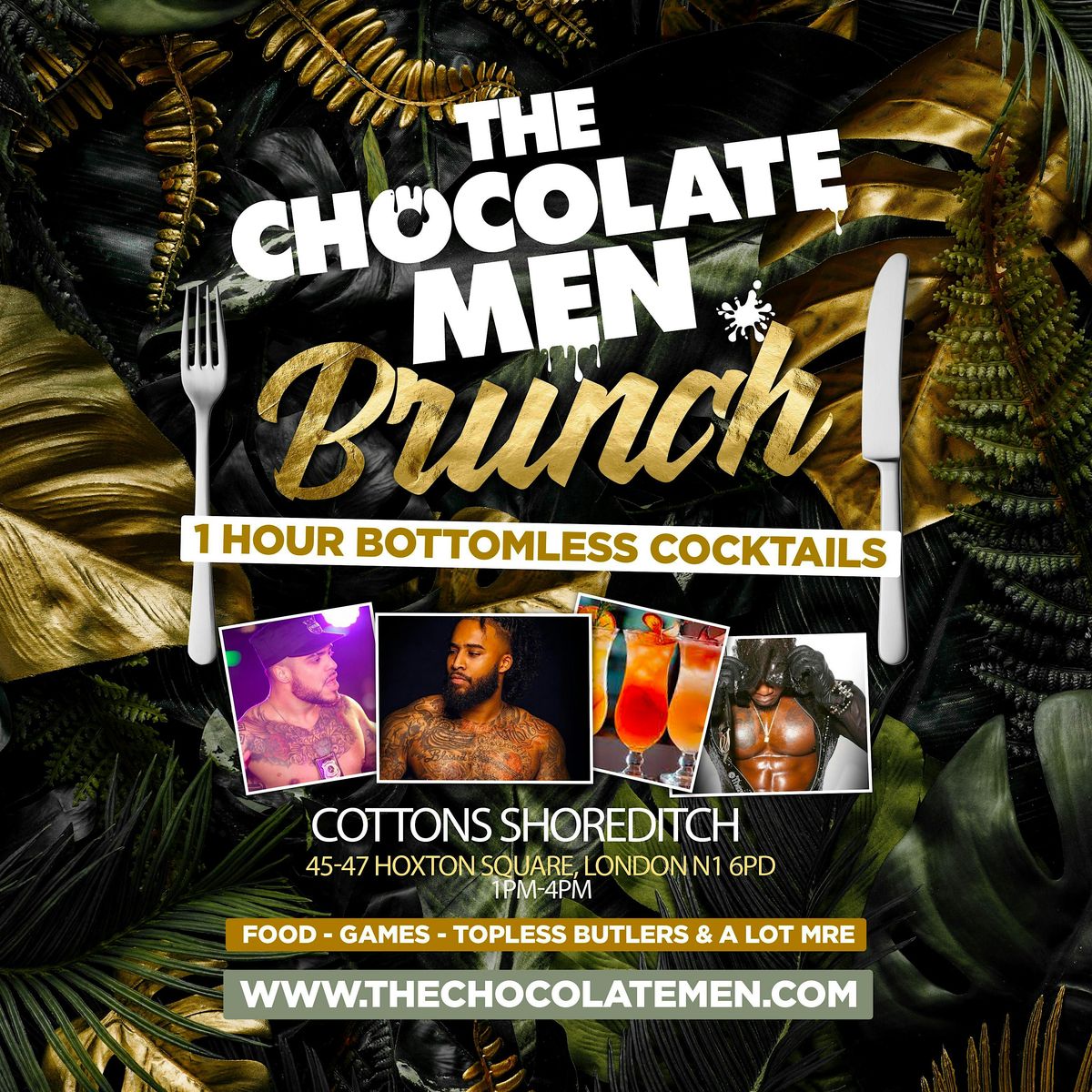 THE CHOCOLATE MEN BOTTOMLESS BRUNCH