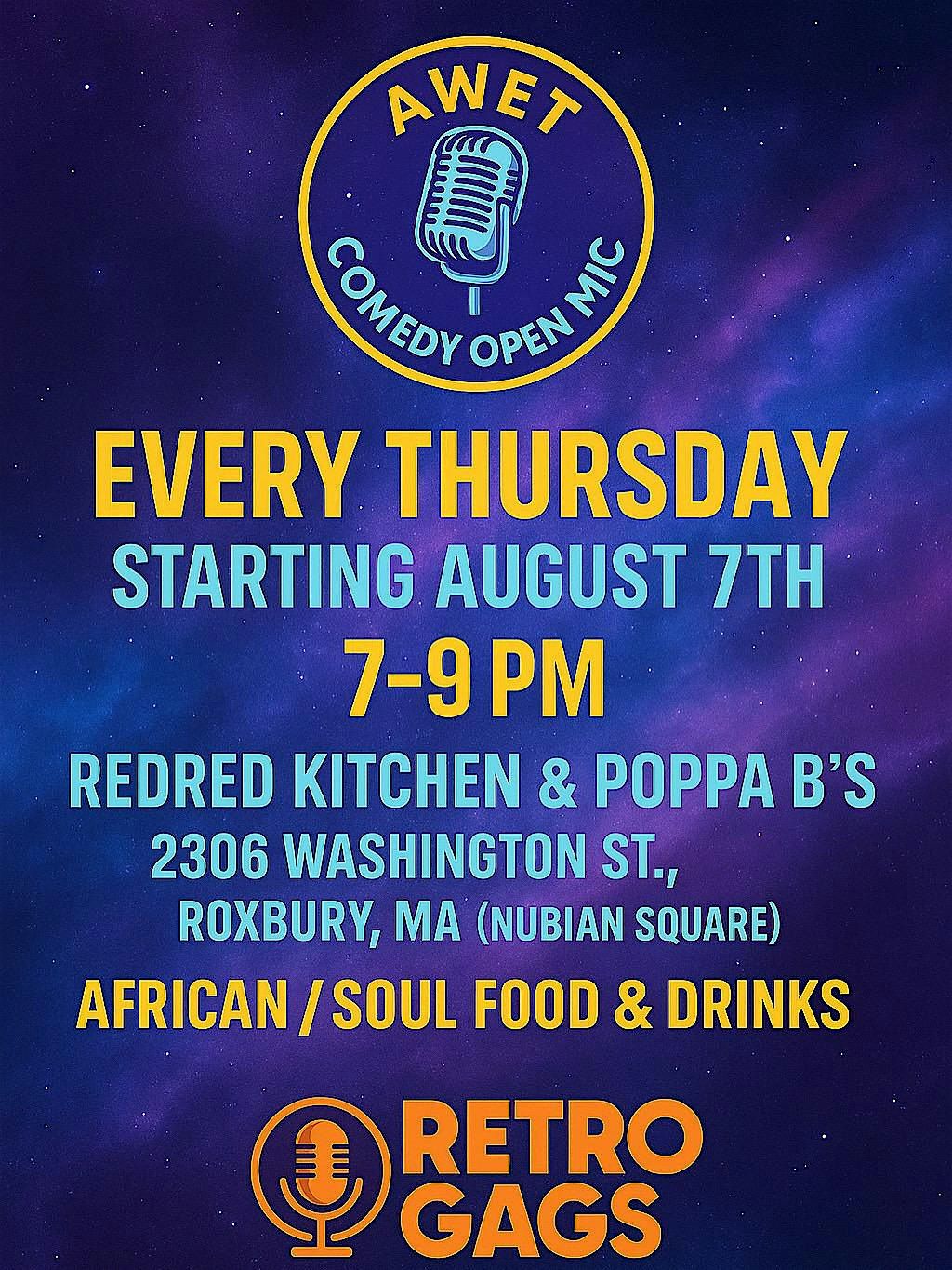 Awet Comedy Open Mic