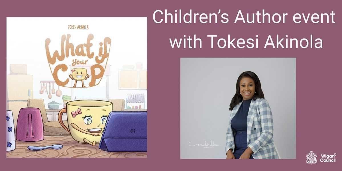Meet children's author Tokesi Akinola at Wigan library