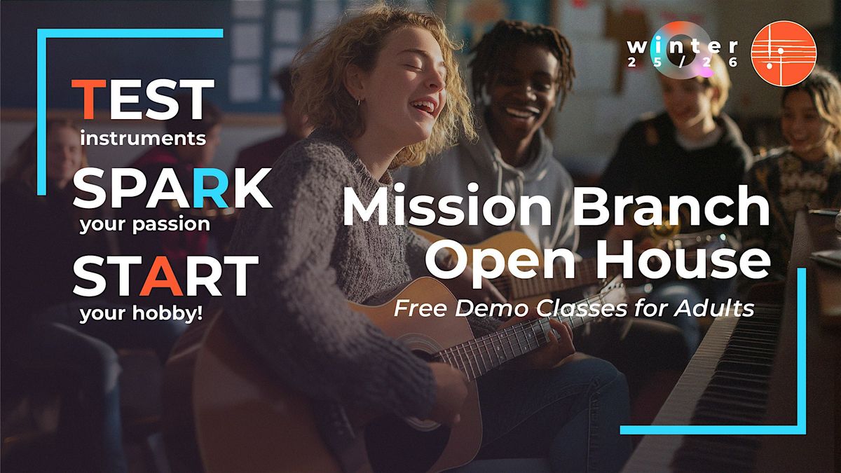 CMC Open House: Free Classes for Adults Winter Quarter 2026