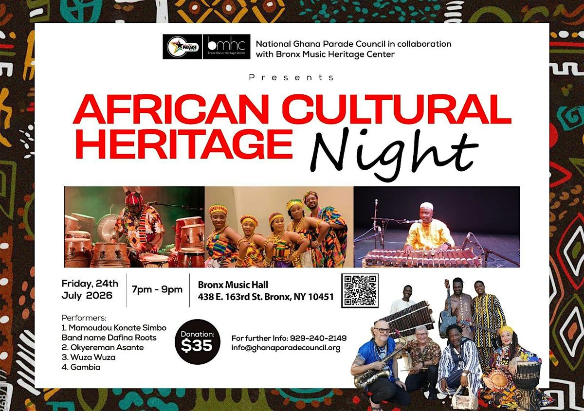 AFRICAN CULTURAL HERITAGE FESTIVAL