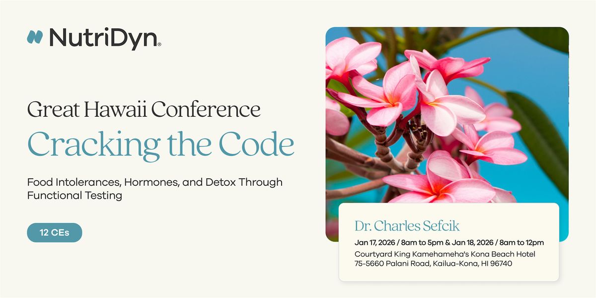 Great Hawaii Conference - Cracking the Code