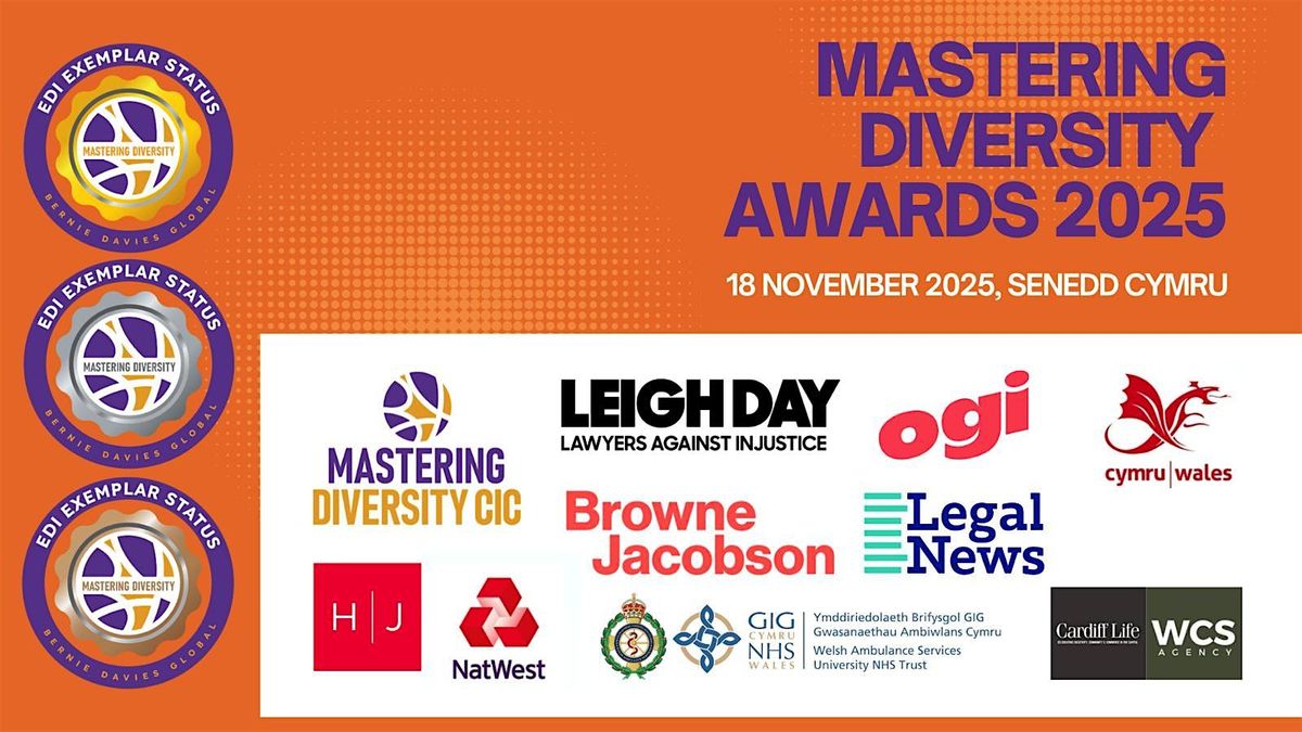 Mastering Diversity Awards 2025- Senedd Cymru