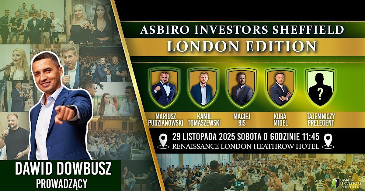 LONDYN - MARIUSZ PUDZIANOWSKI!  28-29 listopada 2025!