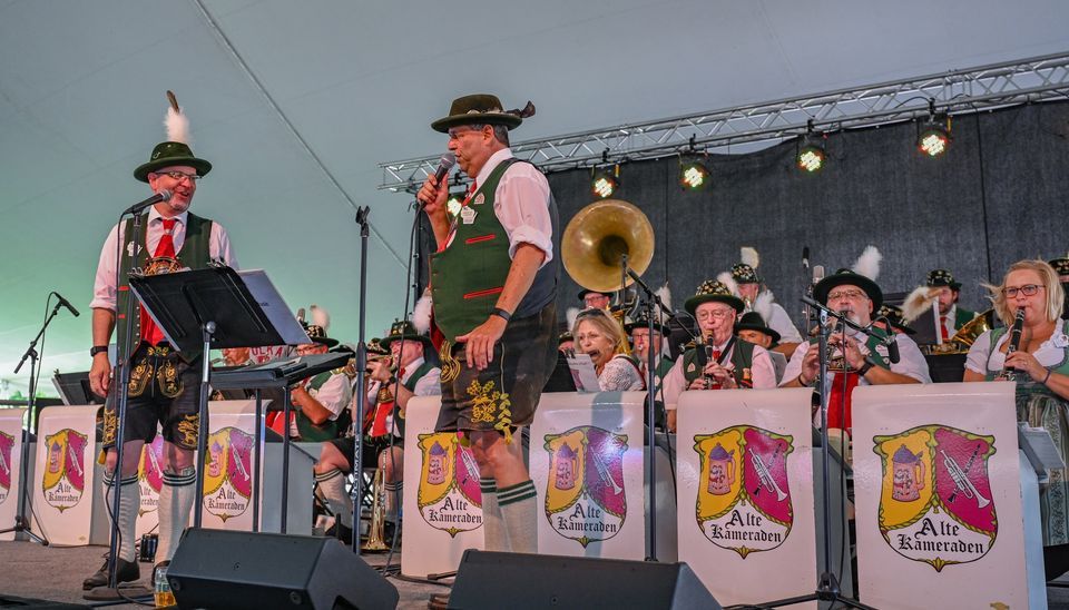 The Freistadt Alte Kameraden Band at DAS Fest USA - German Festival! FREE Admission! Elkhorn, WI