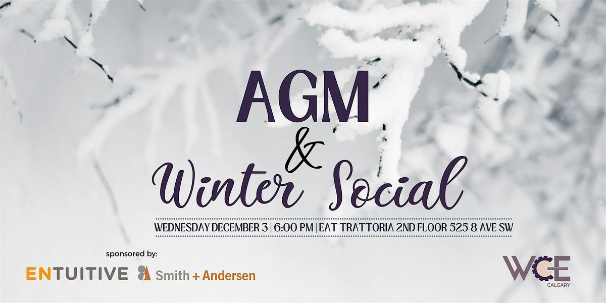 WCE AGM & Winter Social