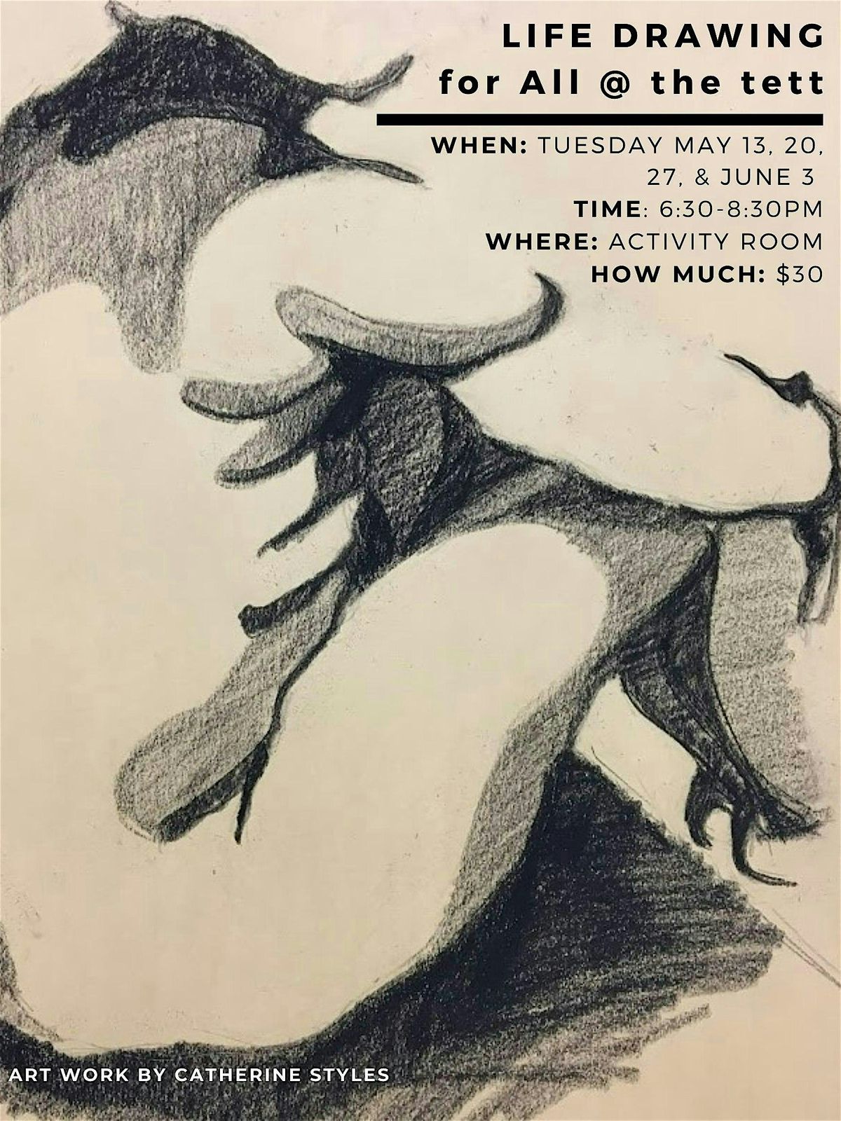 Life Drawing for All with Tim Rosillo at Tett Centre for Creativity and ...