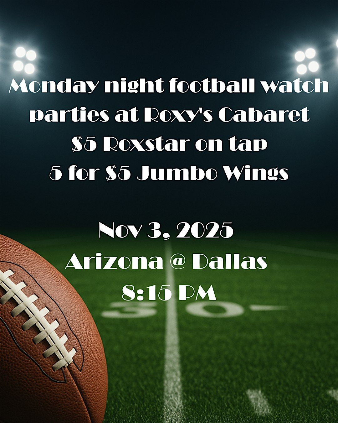 Monday Night Football Watch Party