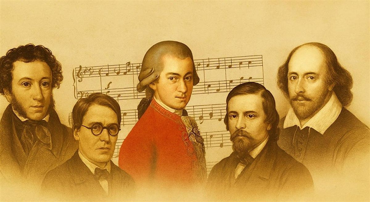 Poetry & Music: Bach, Mozart, Schumann vs Pushkin, Yeats & Shakespeare