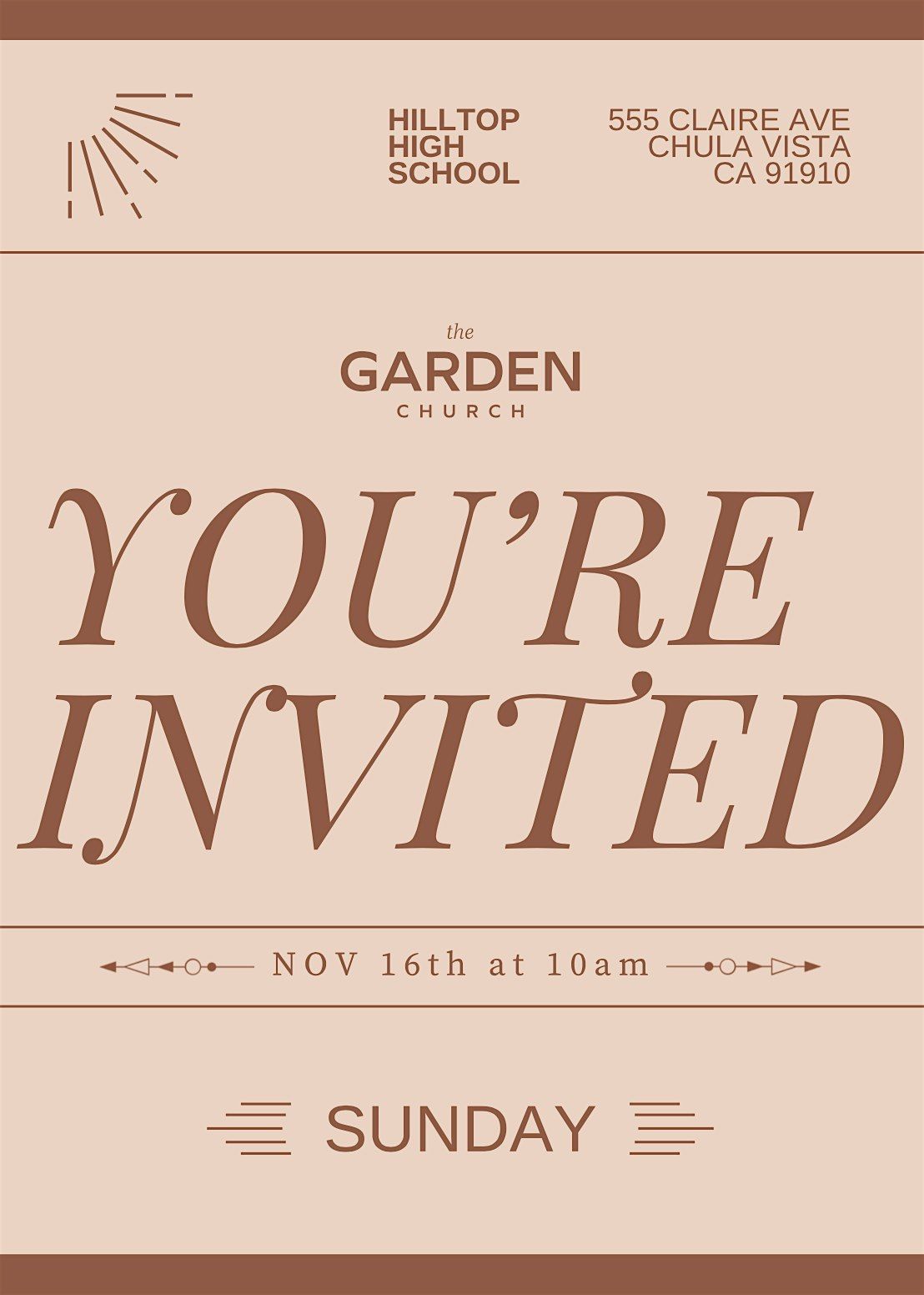 The Garden Church \u2014 Finding Peace in an Anxious World