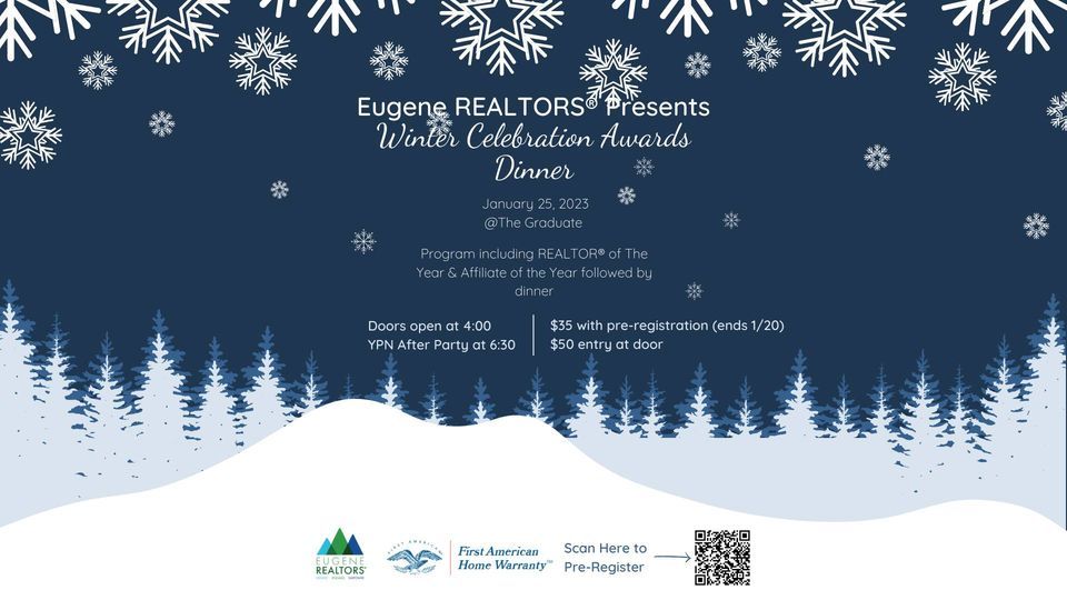 Eugene REALTORS® Winter Celebration Dinner Graduate Eugene January