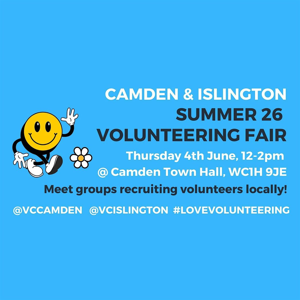 Camden and Islington Summer 26 Volunteering Fair