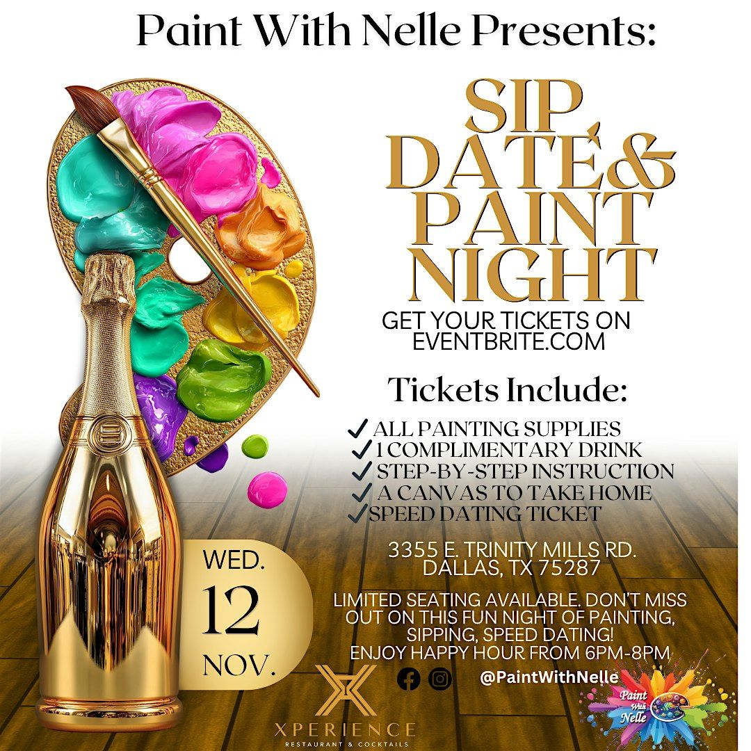 Speed Dating Sip &Paint