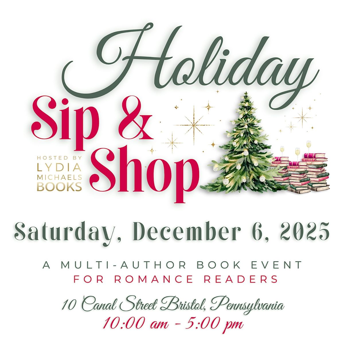 Holiday Sip & Shop w\/ Lydia Michaels